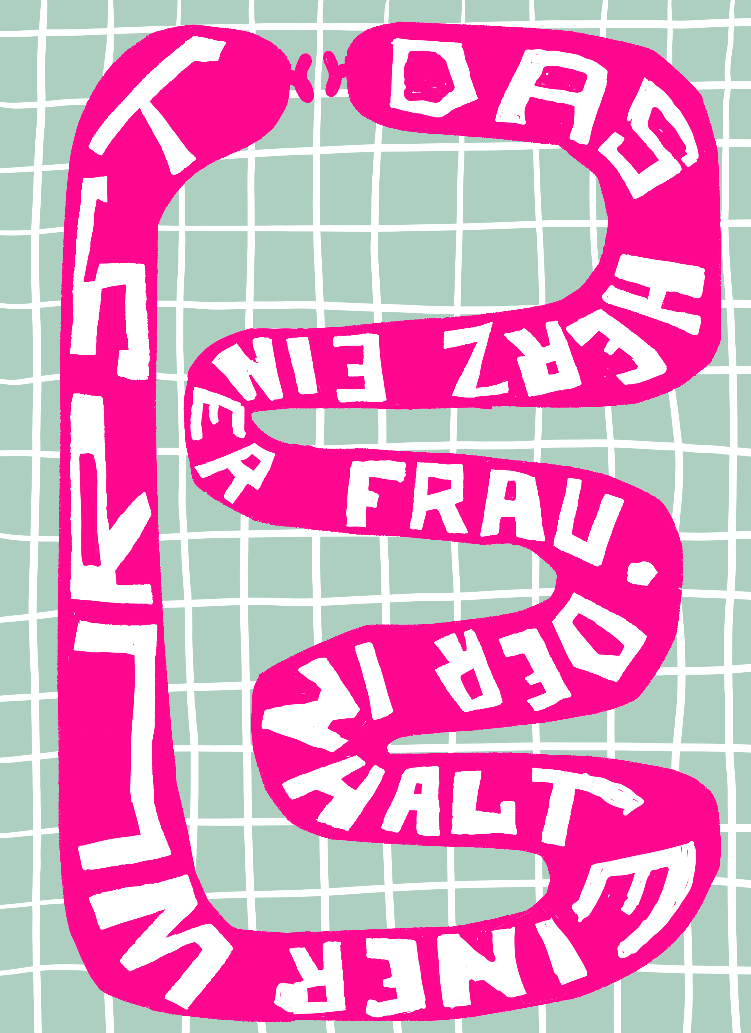 Das Herz einer Frau - der Inhalt einer Wurst